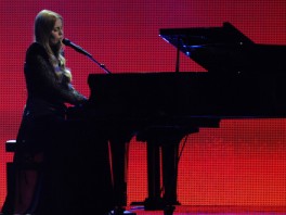 Maya Sar na večerašnjem nastupu u polufinalu Eurosonga (Foto: AFP)