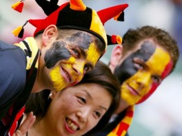 Belgijski navijači (Foto: AFP)