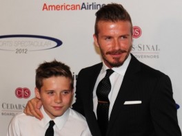 David Beckham sa sinom Brooklynom (Foto: AFP)