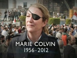 Novinarka Marie Colvin ubijena je u Homsu ove godine