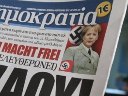 Grčke novine "obukle" Angelu Merkel u nacističku uniformu
