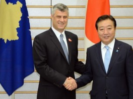 Premijer Kosova Hashim Tachi i Yoshihiko Noda, premijer Japana