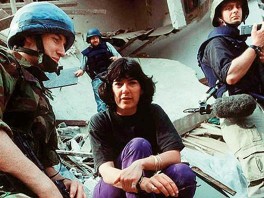 Christiane Amanpour za vrijeme rata u BiH