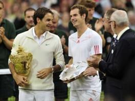 Roger Federer i Andy Murray (Foto: AFP)