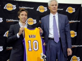 Steve Nash na prezentaciji kao novi član Los Angeles Lakersa