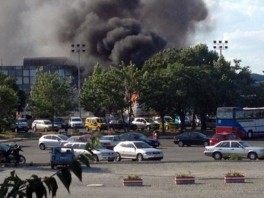 Eksplozija na aerodromu u Burgasu (Foto: AFP)
