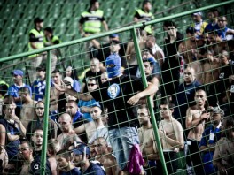 OKo 300 navijača Levskog prisustvovalo je utakmici na Koševu (Foto: Feđa Krvavac/Klix.ba)