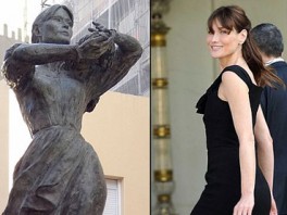 Bronzana statua Carle Bruni Sarkozy već izaziva kontroverze