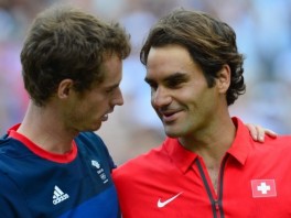 Andy Murray i Roger Federer (Foto: AFP)