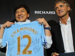 Jackie Chan i Roberto Mancini