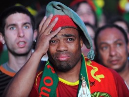 Razočarani navijač Portugala (Foto: AFP)