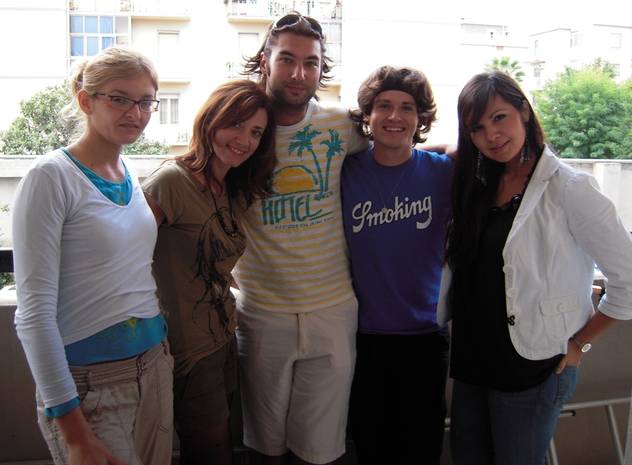 Đurđa (Srbija), Maja (BiH), Alessandro (Italija),Thomas (SAD) i Elina (Rusija)