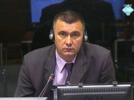 Dragomir Vasić tokom svjedočenja u Hagu