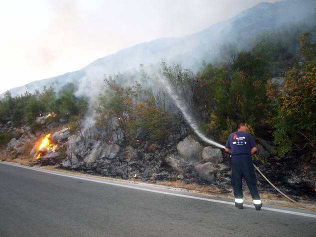 Vatra u Trebinju (Foto: SRNA)
