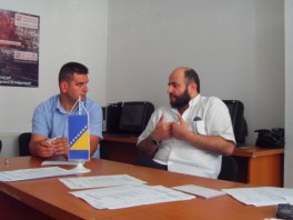 Muamer ef. Zukorlić (desno) u Srebrenici