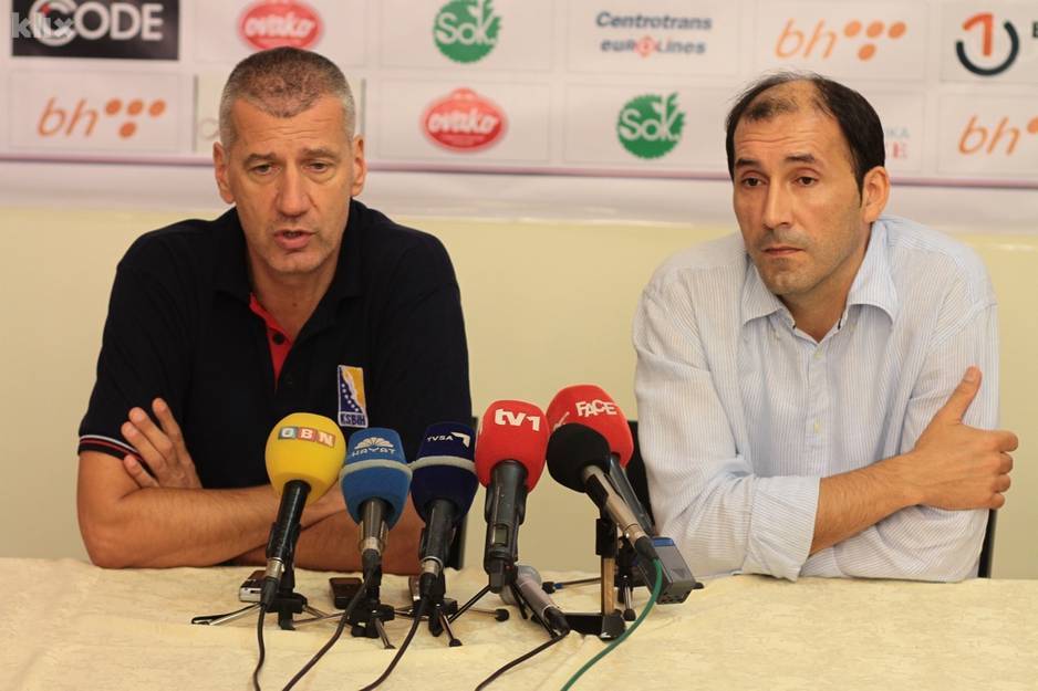 Aco Petrović i Harun Mahmutović, generalni sekretar KS BiH (Foto: Feđa Krvavac/Klix.ba)