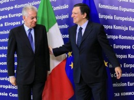 Mario Monti i Jose Manuel Barroso
