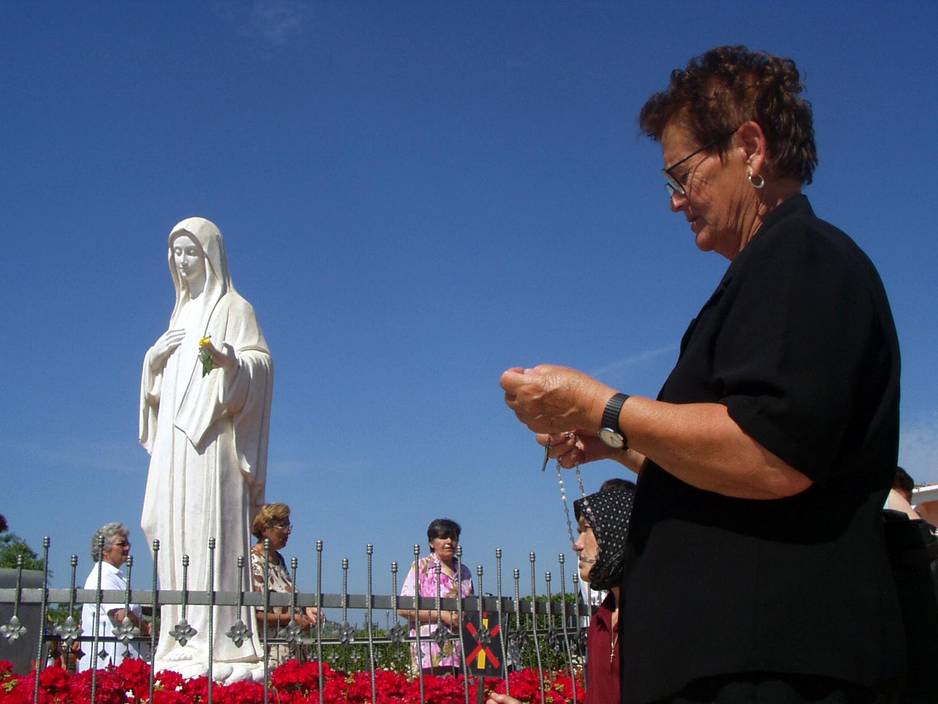 Statua Gospe u Međugorju (Foto: Agencija Anadolija)