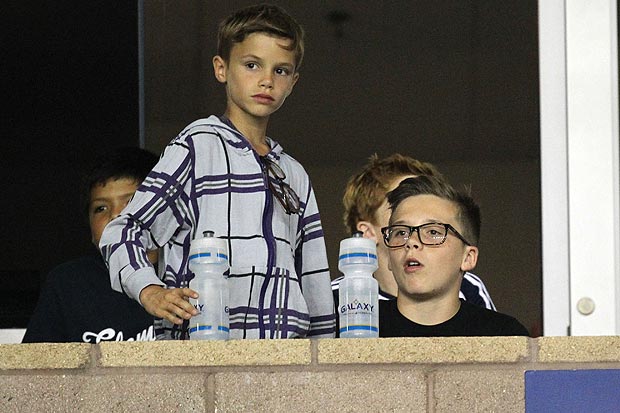 Brooklyn, Romeo i Cruz Beckham