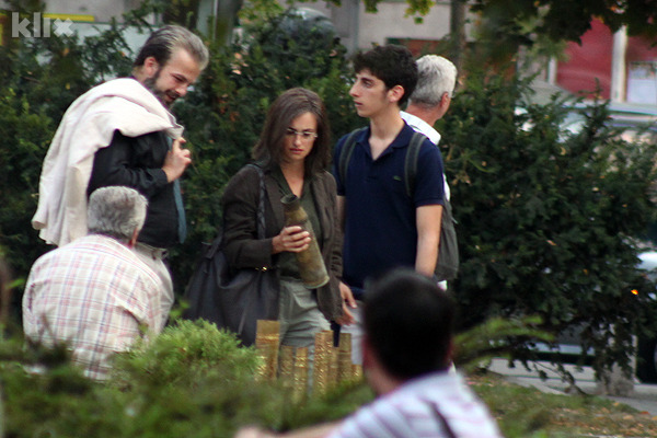 Adnan, Penelope i Pietro na snimanju u Sarajevu (Foto: Arhiv/Klix.ba)