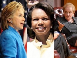 Hillary Clinton, Condoleezza Rice i Madeleine Albright