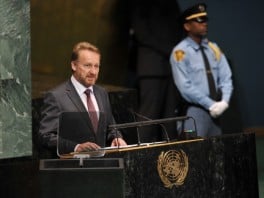 Bakir Izetbegović na Generalnoj skupštini UN-a (Foto: AFP)