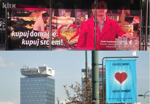 Kampanje Fedaralnog ministarstva i stranke Radom za boljitak (Foto: Klix.ba)