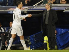 Cristiano Ronaldo i Jose Mourinho (Foto: AFP)