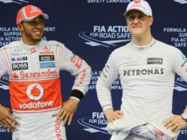 Schumacher i Hamilton