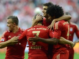 Slavlje nogometaša Bayerna (Foto: AFP)