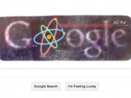 Logo Googlea u čast danskog fizičara Nielsa Bohra