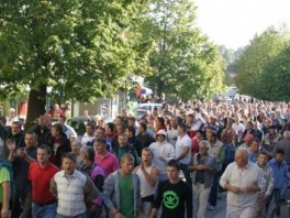 Sa protesta u Čeliću (Foto: Facebook)
