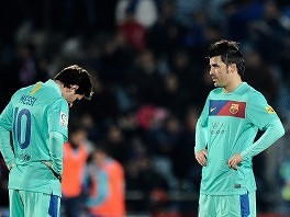 Lionel Messi i David Villa (Foto: AFP)