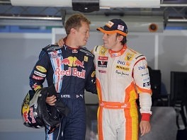 Sebastian Vettel i Fernando Alonso