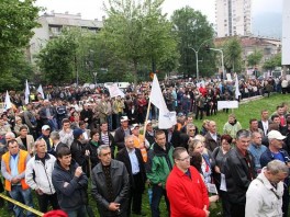 Sa protesta sindikalaca (Foto: Arhiv/Klix.ba)