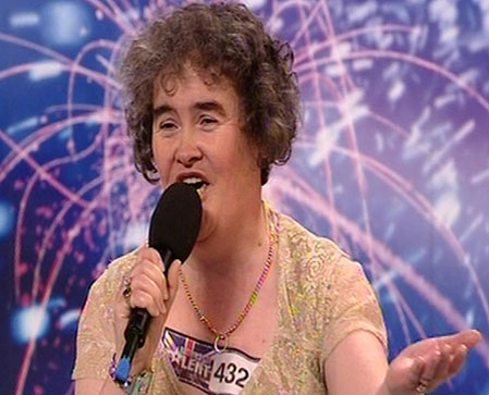 Susan Boyle prije tri godine