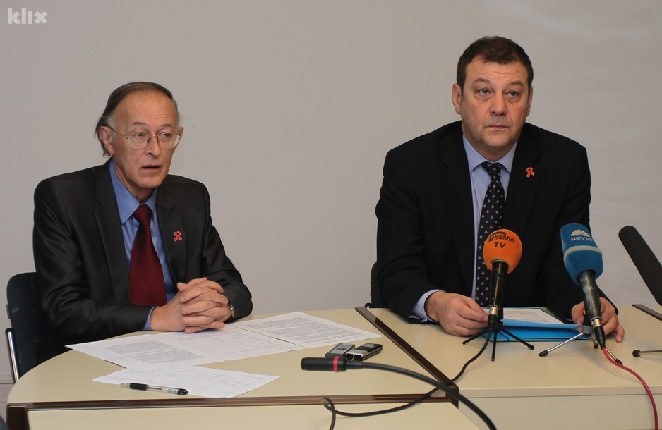 Čardaklija i Mesihović na konferenciji za medije (Foto: Feđa Krvavac/Klix.ba)