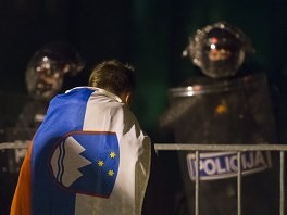 Protesti u Ljubljani (Foto: AFP)