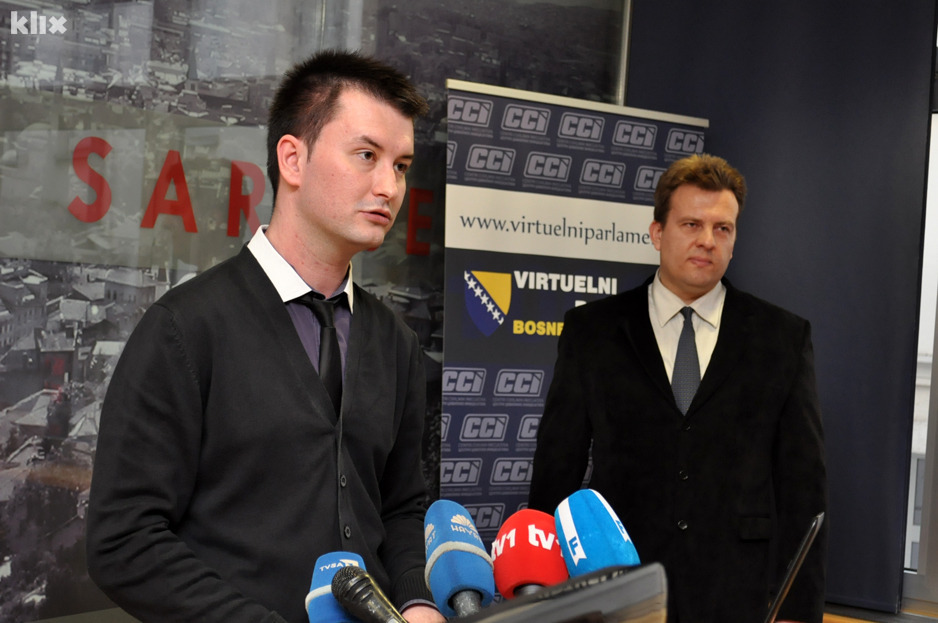 Dario Jovanović i Miloš Karišik iz CCI-a (Foto: Nedim Grabovica/Klix.ba)