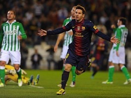 Leo Messi na utakmici u Sevilli (Foto: AFP)