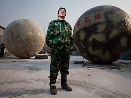 Liu Qiyuan pored svog izuma (Foto: AFP)