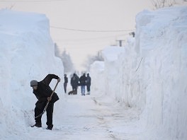 Snježni haos u Rumuniji (Foto: AFP)