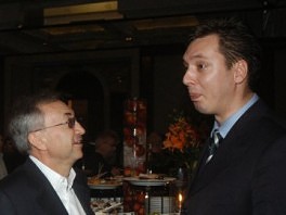 Miroslav MIšković i Aleksandar Vučić