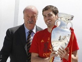 Vicente del Bosque i Iker Casillas
