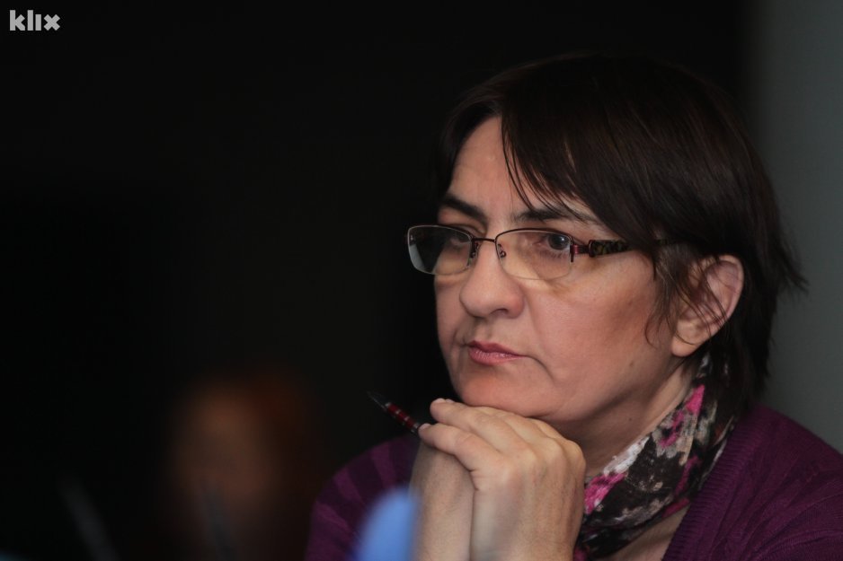 Predsjednica udruženja BH novinari Milkica Milojević (Foto: Feđa Krvavac/Klix.ba)