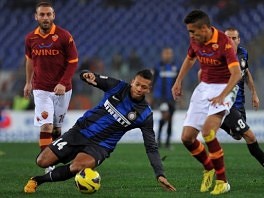 Detalj sa utakmice u Rimu (Foto: AFP)