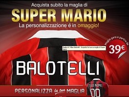 Na zvaničnoj stranici Milana jučer je počela prodaja dresova sa Balotellijevim imenom