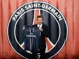 David Beckham na prezentaciji u Parizu (Foto: AFP)