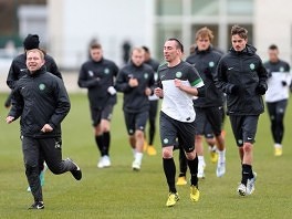 Igrači Celtica na treningu (Foto: AFP)