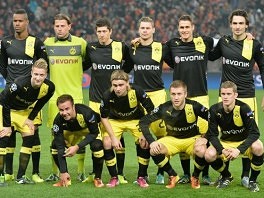Ekipa Borussije Dortmund u Donjecku (Foto: AFP)